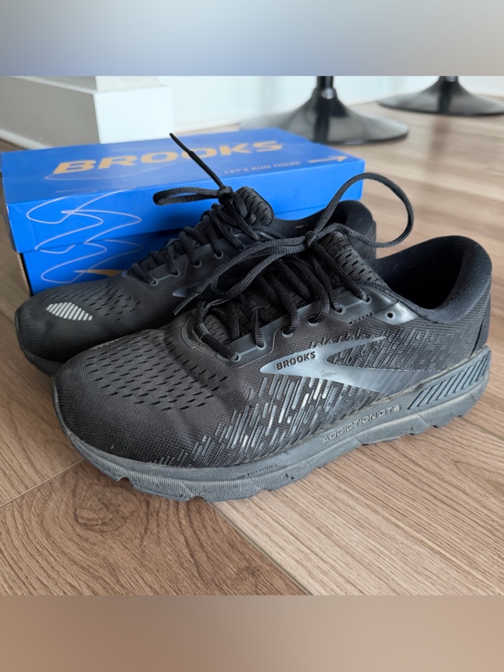 Men’s Black Brooks Adrenaline GTS Running Shoes
